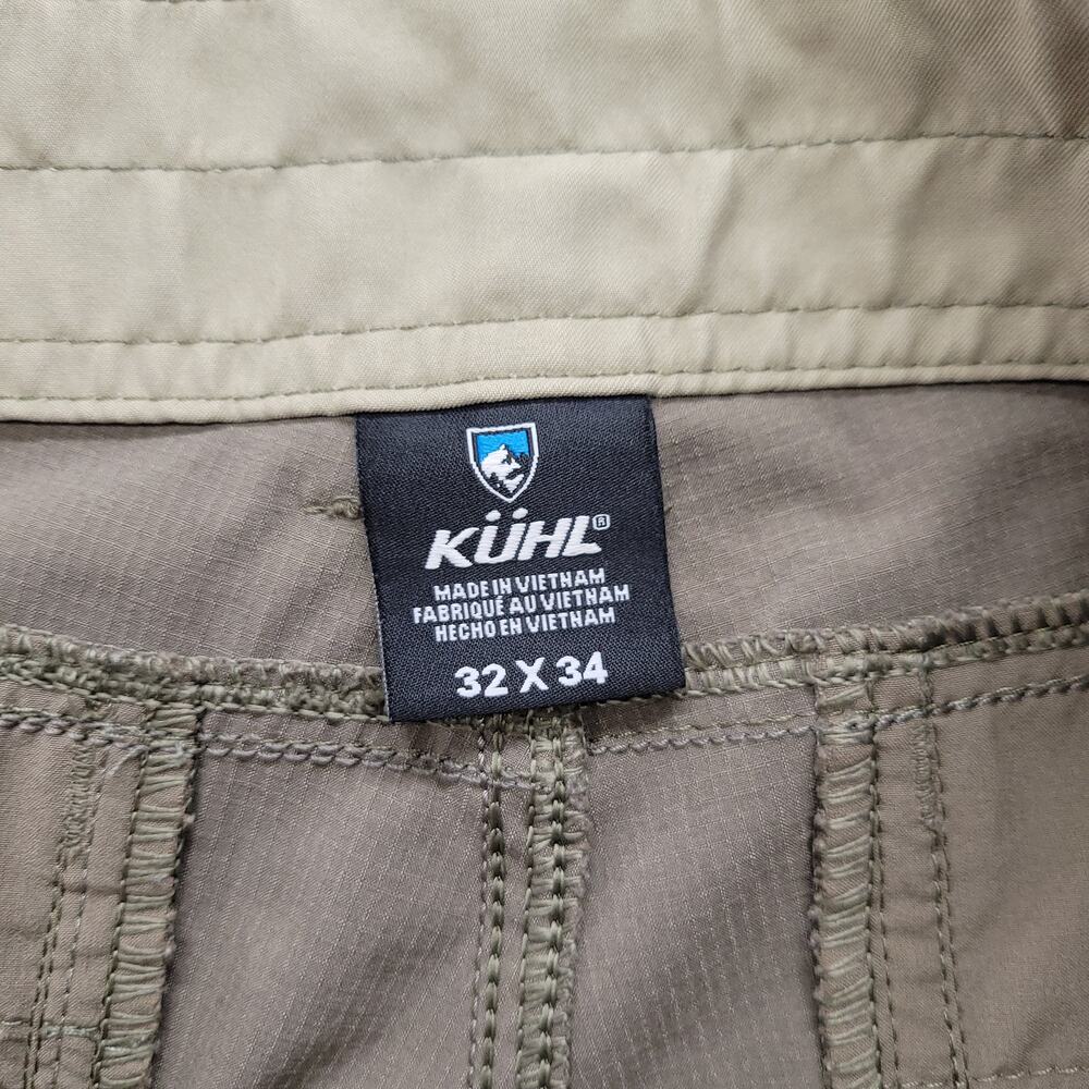 Kuhl Hiking Pants Mens 32x34 Gray Ripstop Outdoor Trail Hiking Stretch - Picture 3 of 10